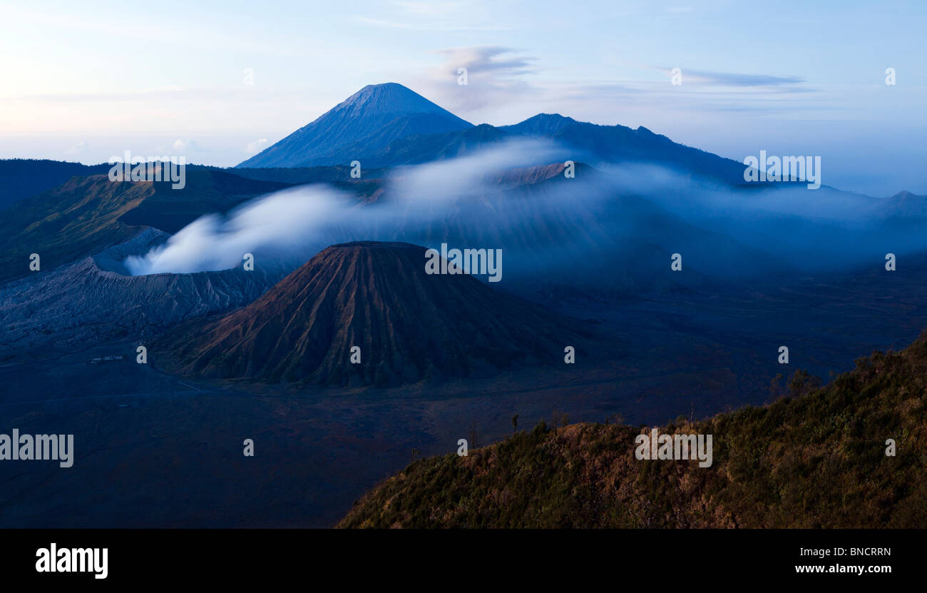 Bromo, Java, Indonésie, Gunung Bromo. Banque D'Images