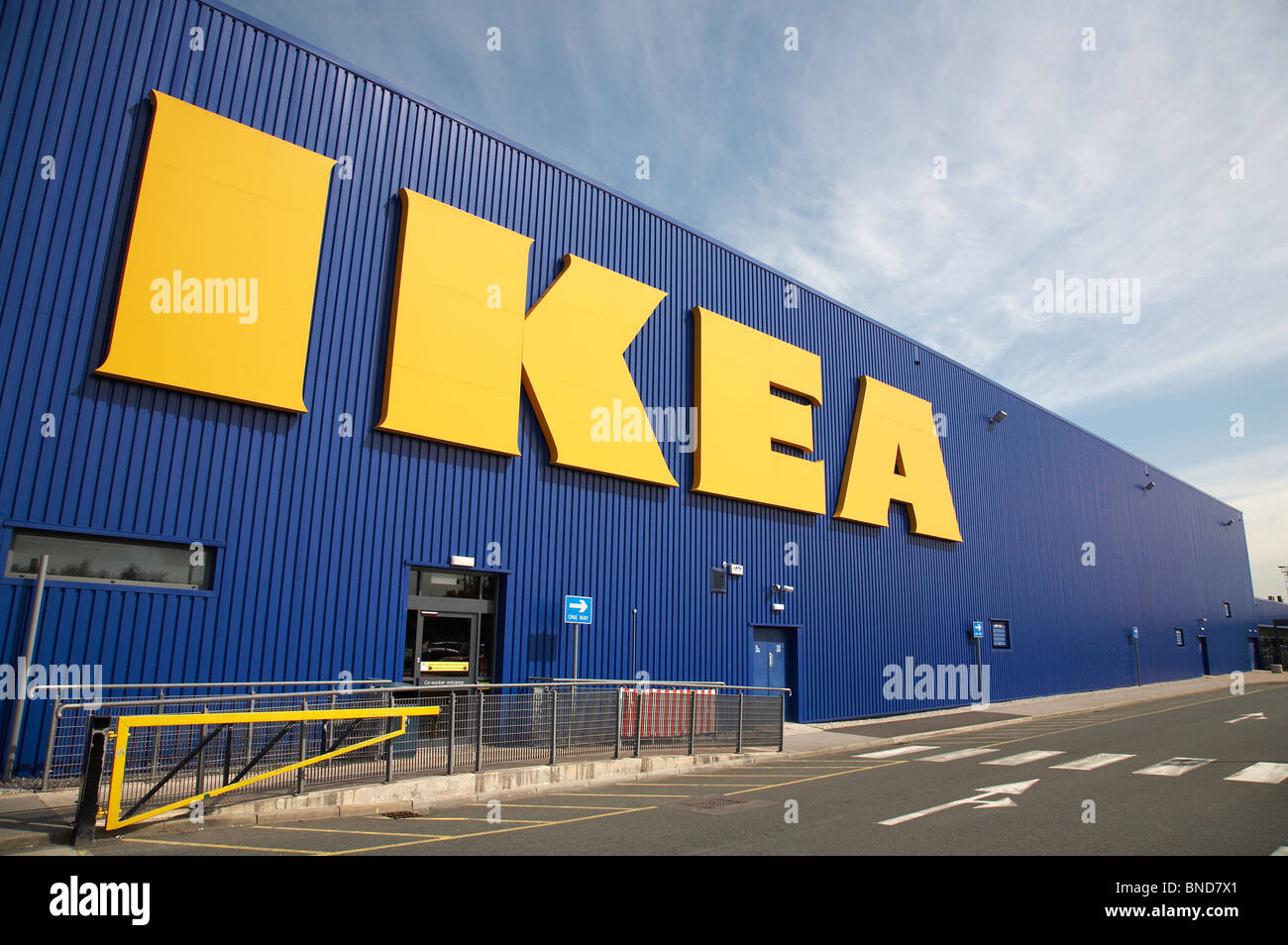 Magasin Ikea dans la région de Warrington, Royaume-Uni Banque D'Images