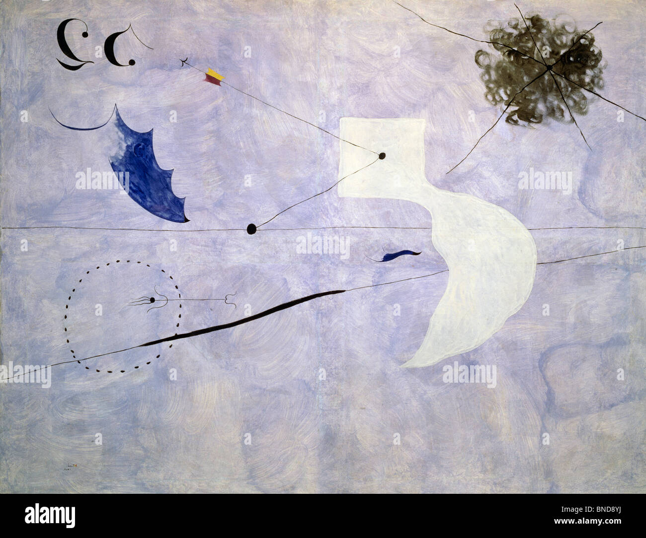 Le pan par Joan Miro, 1925, (1893-1983), France, Paris, Musée National d'Art de la société Banque D'Images
