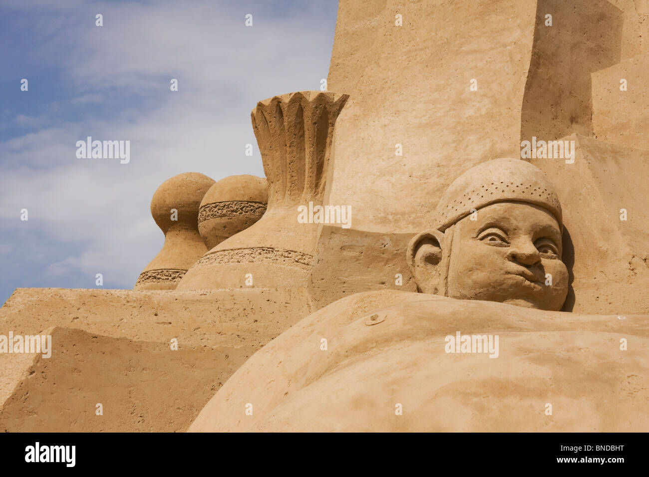 Sandsation - Festival International de Berlin Sandsculpture Banque D'Images