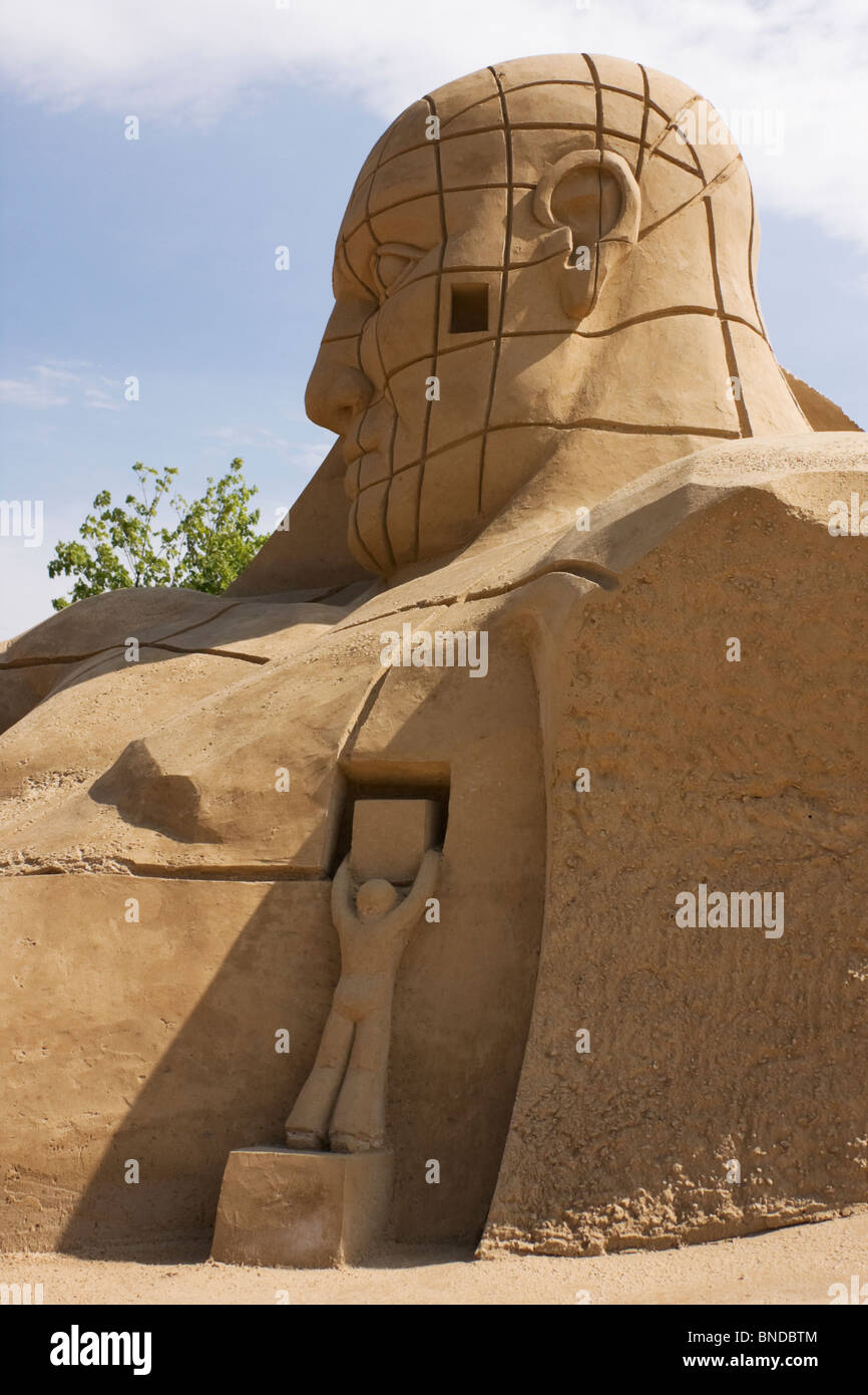 Sandsation - Festival International de Berlin Sandsculpture Banque D'Images