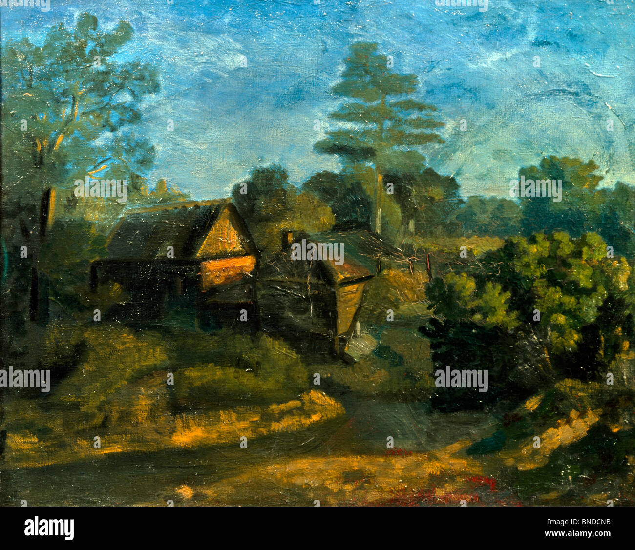 Matin par Nicolas P.Krimov, huile sur toile, 1910, 1884-1958, la Russie, Moscow Art Museum Banque D'Images