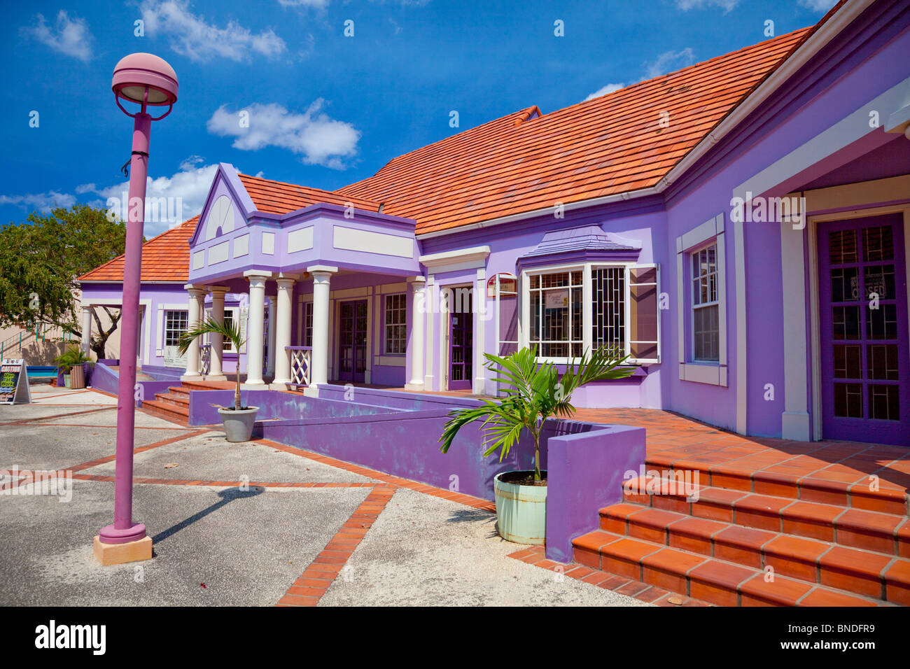 Le Pelican Craft Centre shopping complex près de Bridgetown, Barbade, Antilles. Banque D'Images