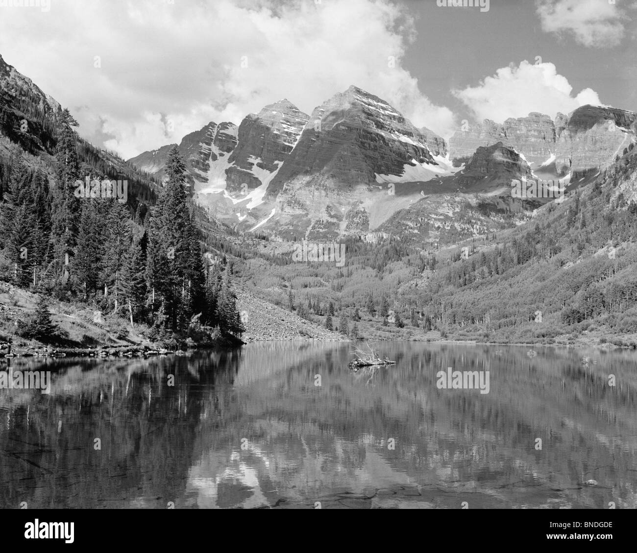 Maroon Bells Colorado USA Banque D'Images