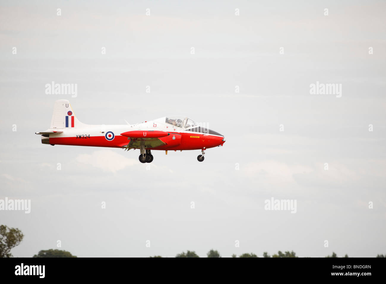 Jet Provost T5A, XW324 RAF Waddington International Airshow - arrivées 02 Juillet 2010 Banque D'Images