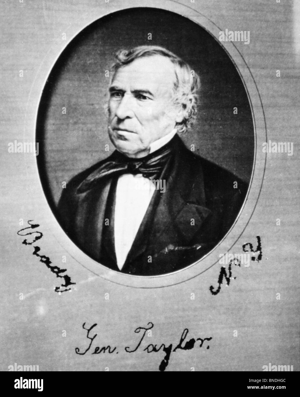 Zachary Taylor 12e président des États-Unis (1784-1850) Banque D'Images