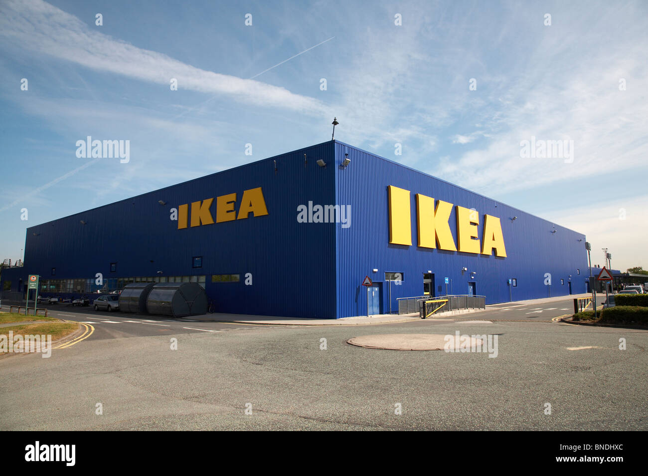 Magasin Ikea dans la région de Warrington, Royaume-Uni Banque D'Images