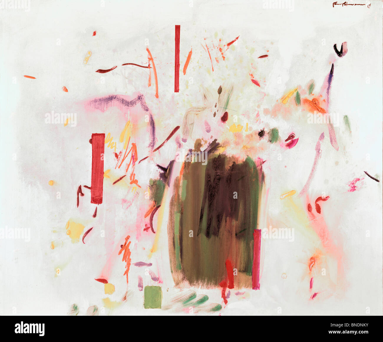 Composition abstraite par Hans Hofmann, 1962, 1880-1966 Banque D'Images