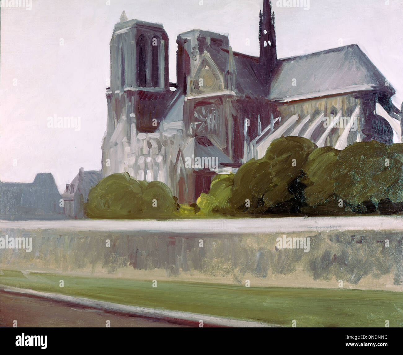 Notre Dame de Paris par Edward Hopper, 1882-1967, USA, New York State, New York, Whitney Museum of American Art Banque D'Images