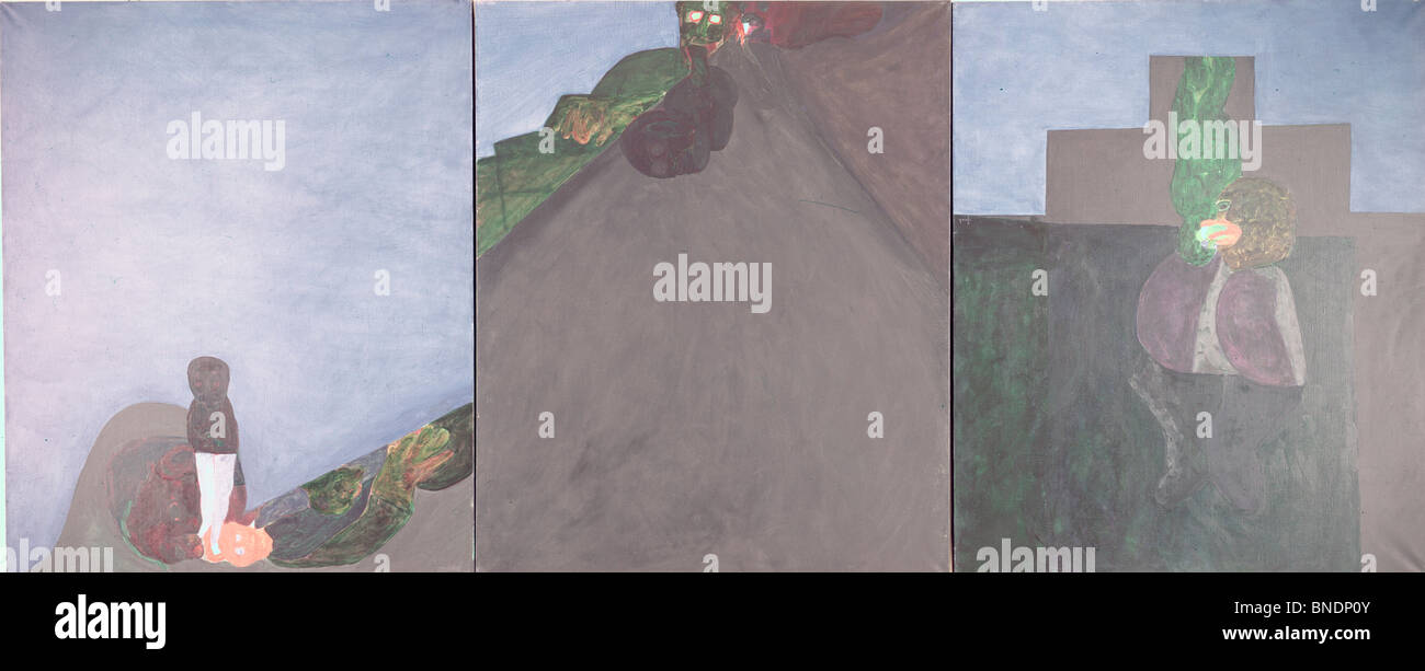 L'Agneau par Lee Gatch', huile sur toile, 1902-1968 Banque D'Images