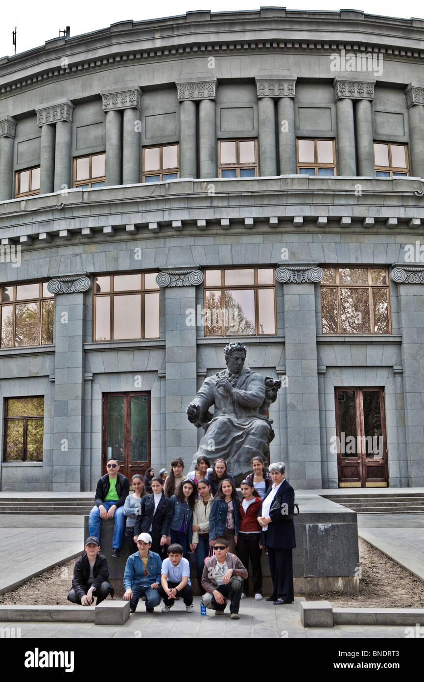 Opéra, concert hall, Yerevan, Arménie Banque D'Images