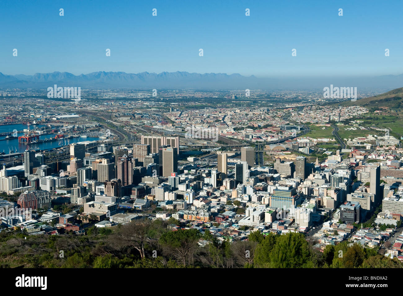 Centre Ville de Cape Town Afrique du Sud Banque D'Images