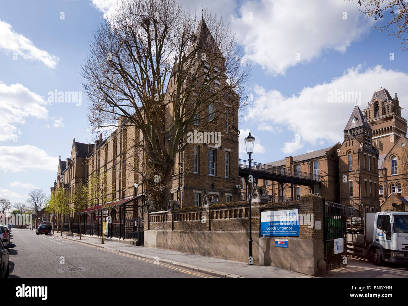 Rénovation de l'hôpital Saint Charles London W10. Banque D'Images