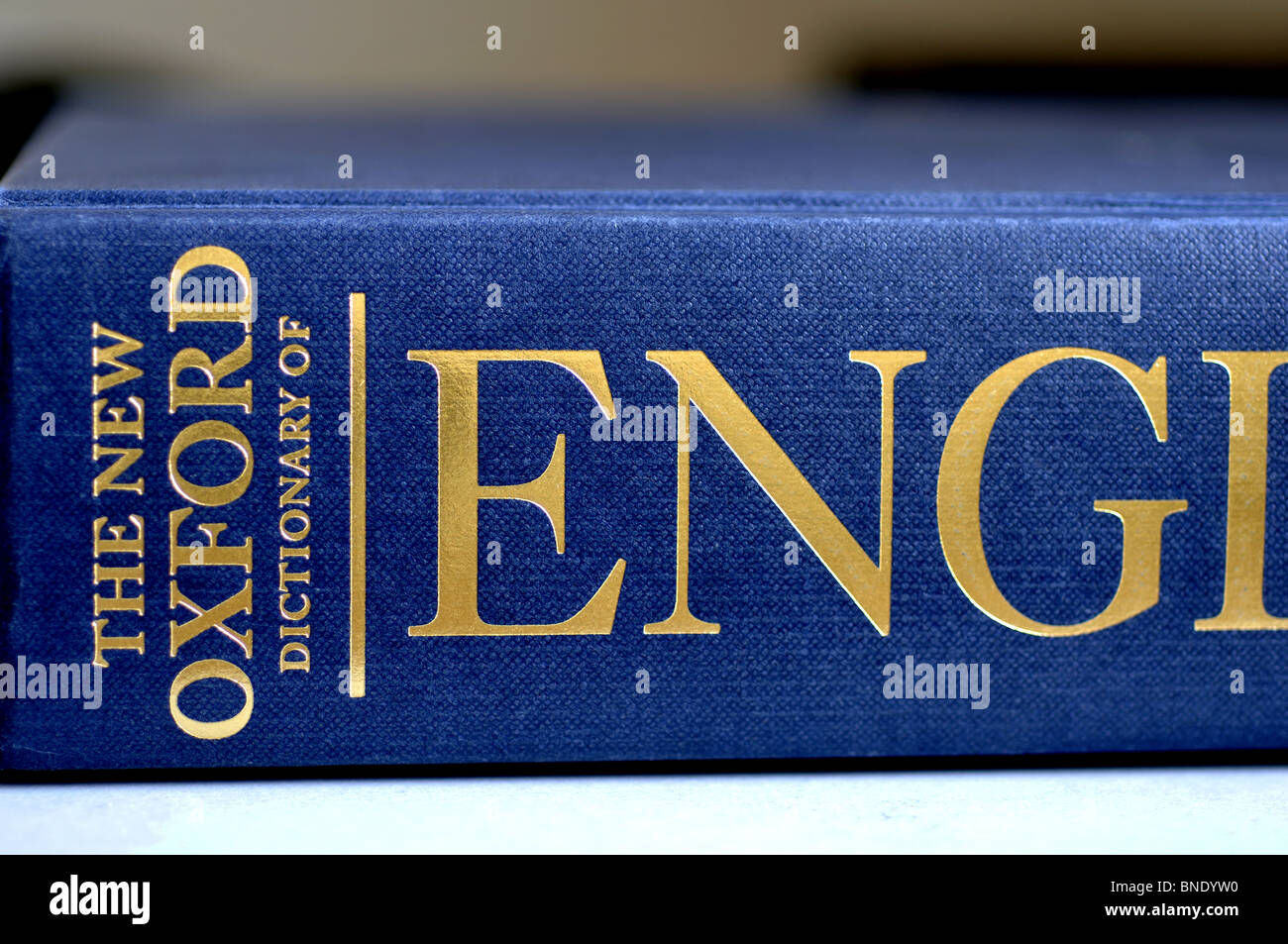 Le New Oxford Dictionary of English Banque D'Images