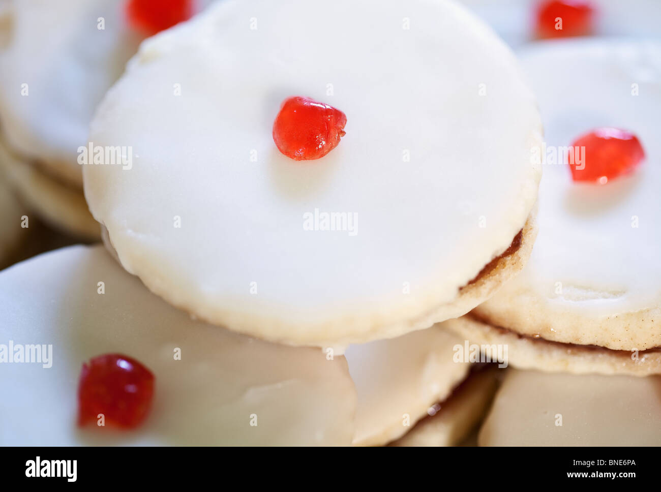 Close up of Imperial maison cookies. Banque D'Images
