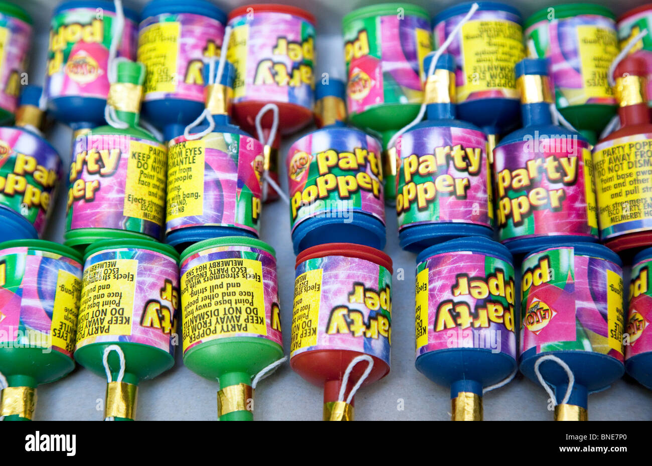 Fort de partie poppers, Londres Banque D'Images