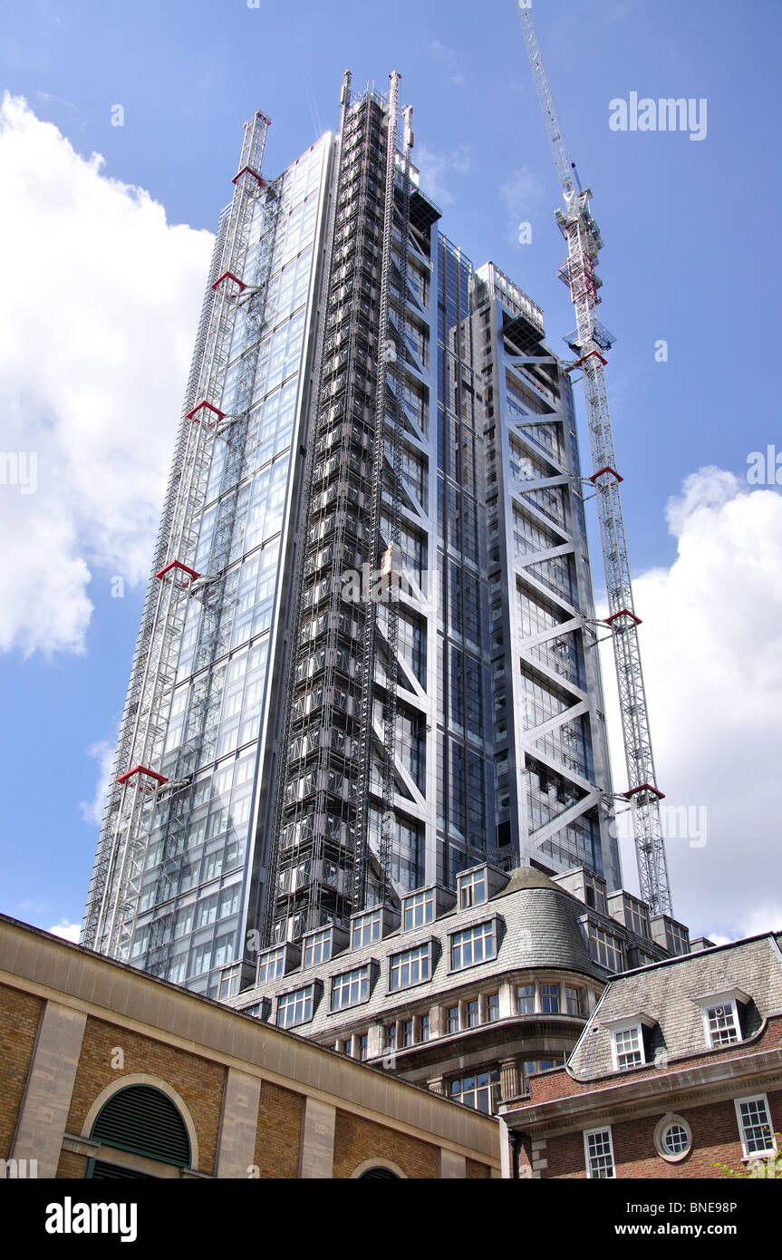 Gratte-ciel en construction, Bishopsgate, City of London, Greater London, Angleterre, Royaume-Uni Banque D'Images