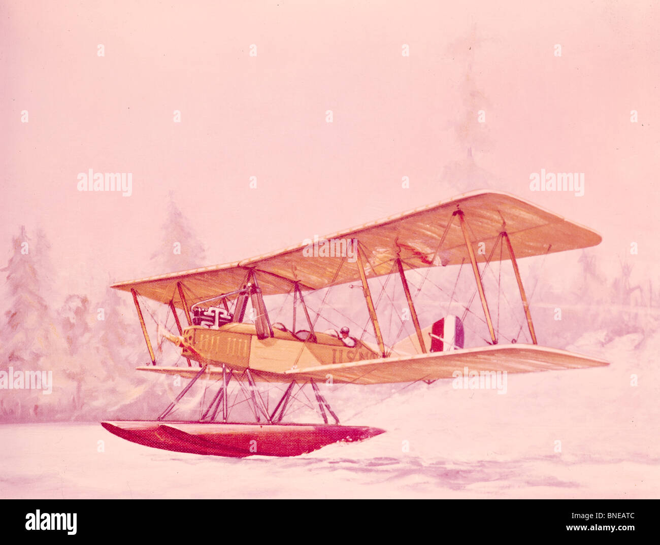 Hydravion Boeing C-707 exploité par Hubbard Transports, par Charles Hubbell, USA, Seattle (Washington) à Victoria (C.-B.) 1919 Banque D'Images