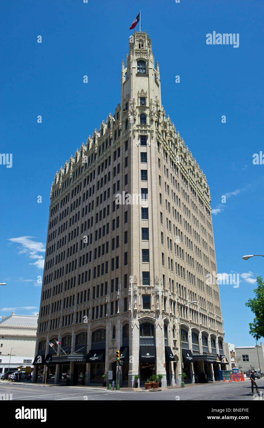 Vue d'Emily Morgan Hotel building, San Antonio, Texas, USA Banque D'Images