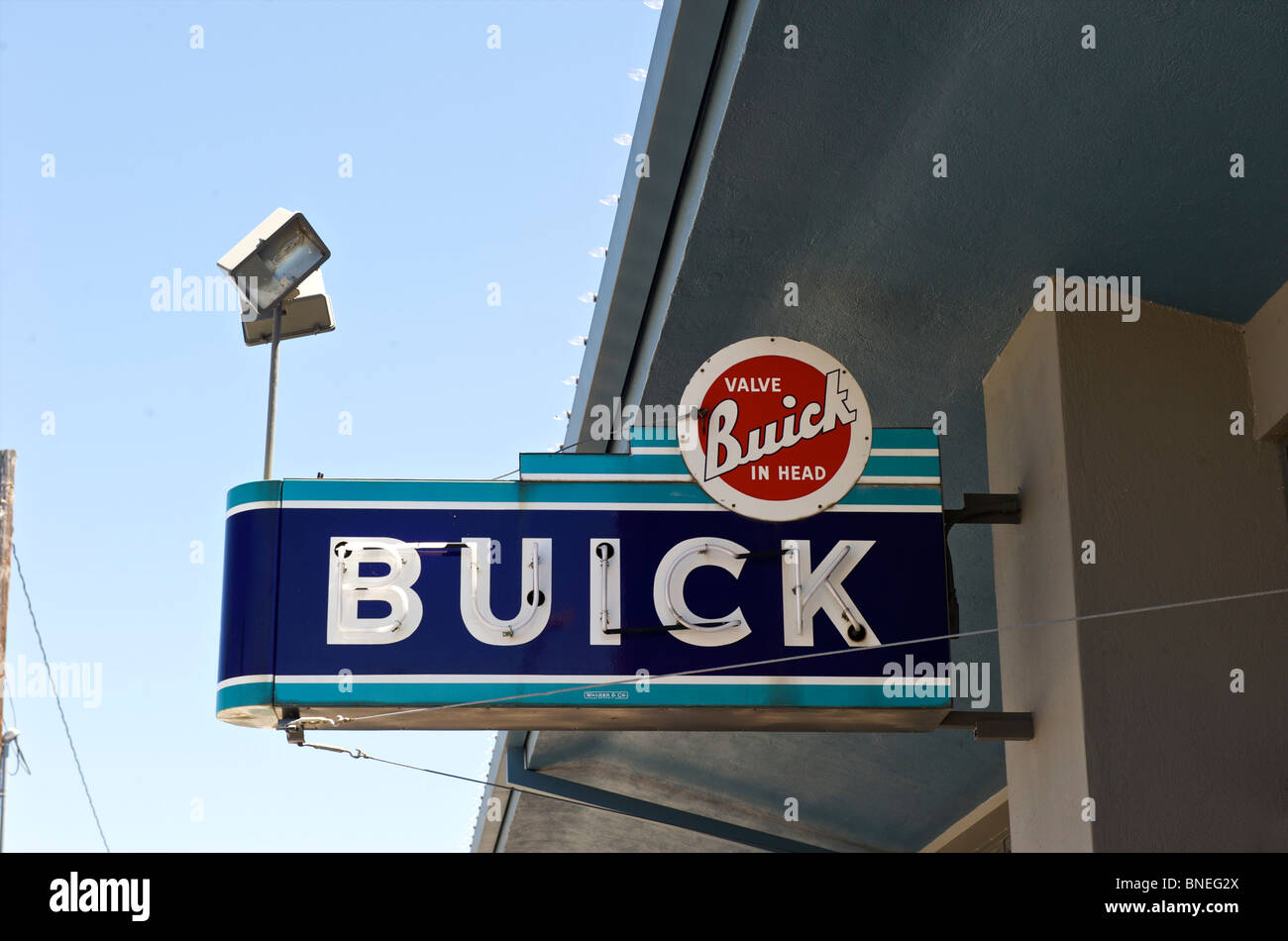 Conseil d'Buick dans le Texas, USA Banque D'Images