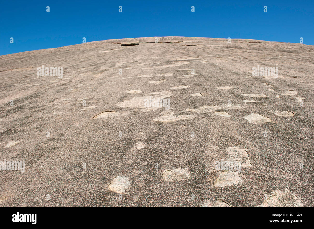 Enchanted Rock Summit est vide Hill Country, Texas, États-Unis Banque D'Images