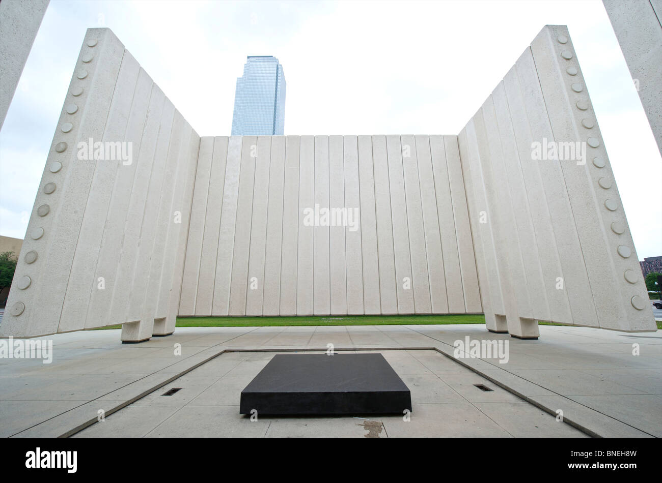 John F. Kennedy Memorial Plaza - Dallas, Texas Banque D'Images