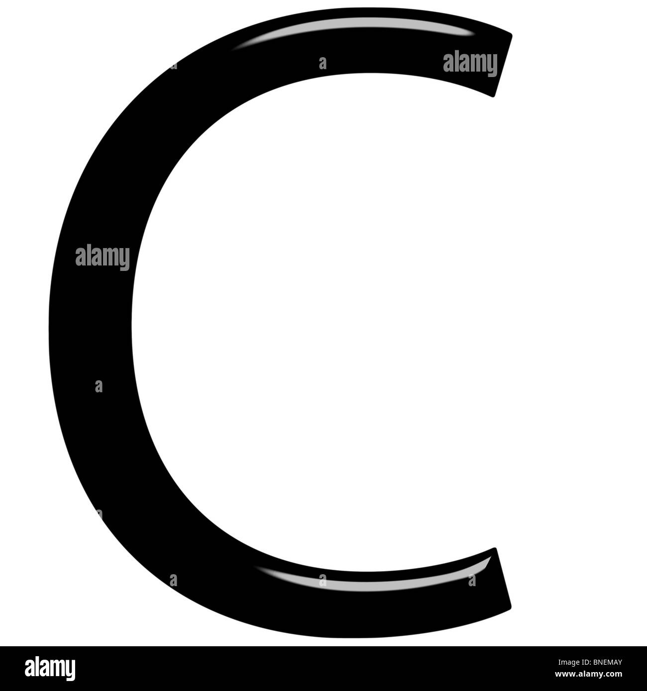 lettre 3D C Banque D'Images