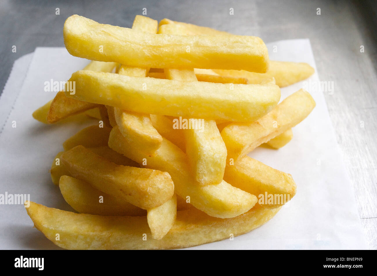 Chips de pommes de terre,plaquettes,French Fries Banque D'Images