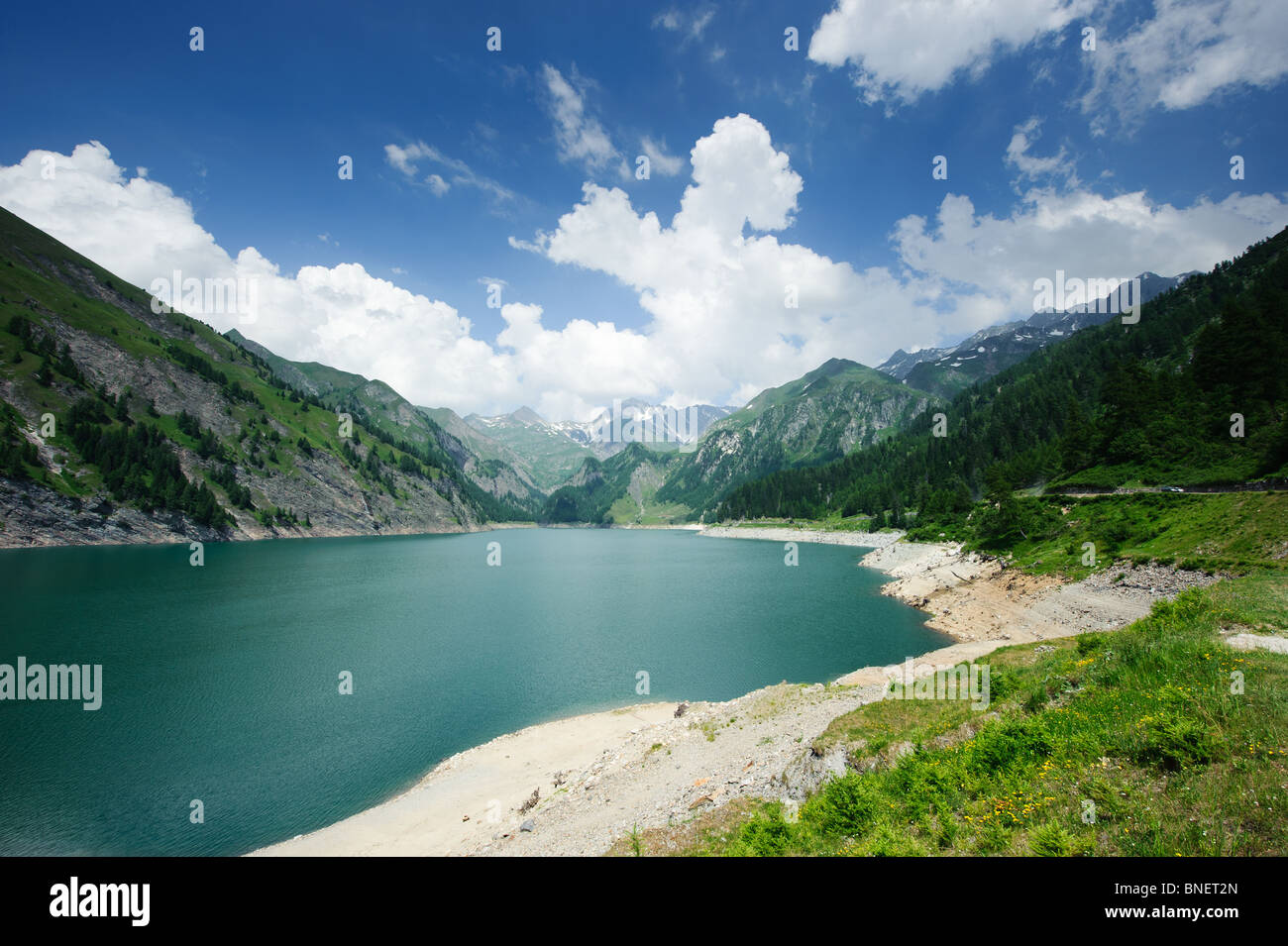 Lago di Luzzone, la Vallée de Blenio, Tessin, Suisse Banque D'Images