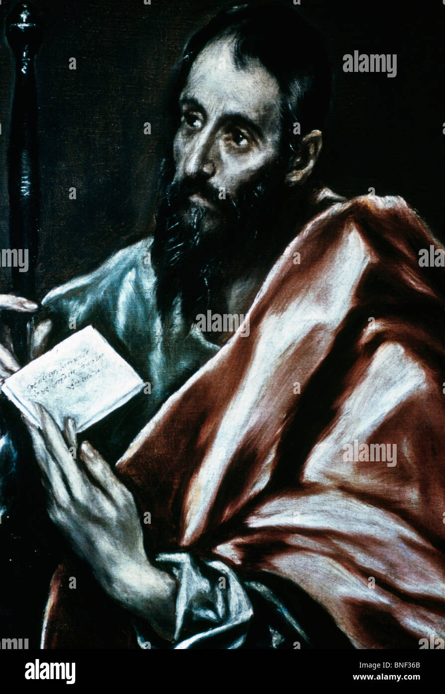 USA, New York, St.Louis, Saint Louis Art Museum, Saint Paul par El Greco, 1600, (1541-1614), Banque D'Images