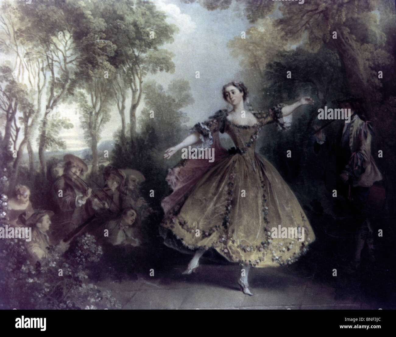 Danseuse Camargo par Nicolas Lancret, 1730, 1690-1743 Banque D'Images