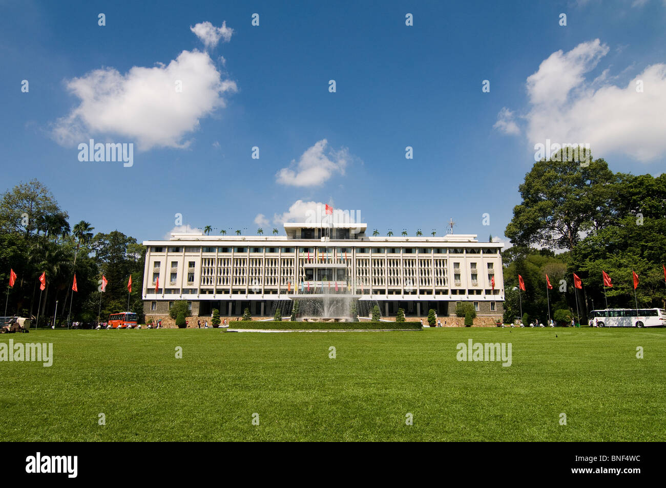 Palais de la réunification à Saigon / Ho Chi Minh ville . Banque D'Images