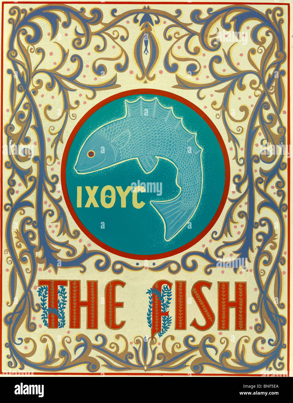 Le poisson par Roberto Tapelloni, 20e siècle Banque D'Images