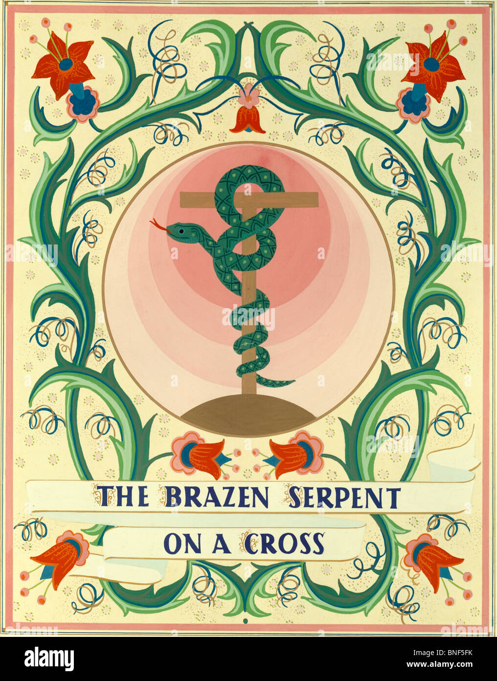 Le Serpent d'Airain par Roberto Tapelloni, 20e siècle Banque D'Images