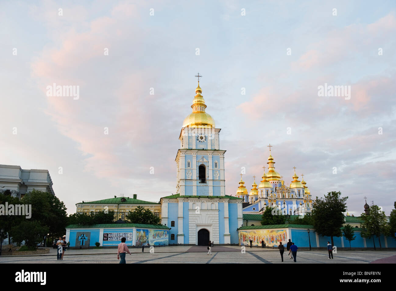 St Michaels Monastère dôme doré, 2001 copie d'origine 1108, Kiev, Ukraine, Europe de l'Est Banque D'Images