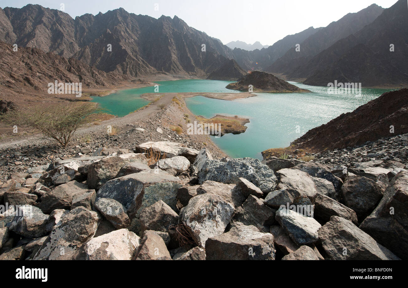 Barrage de Hatta, DUBAÏ, ÉMIRATS ARABES UNIS Banque D'Images