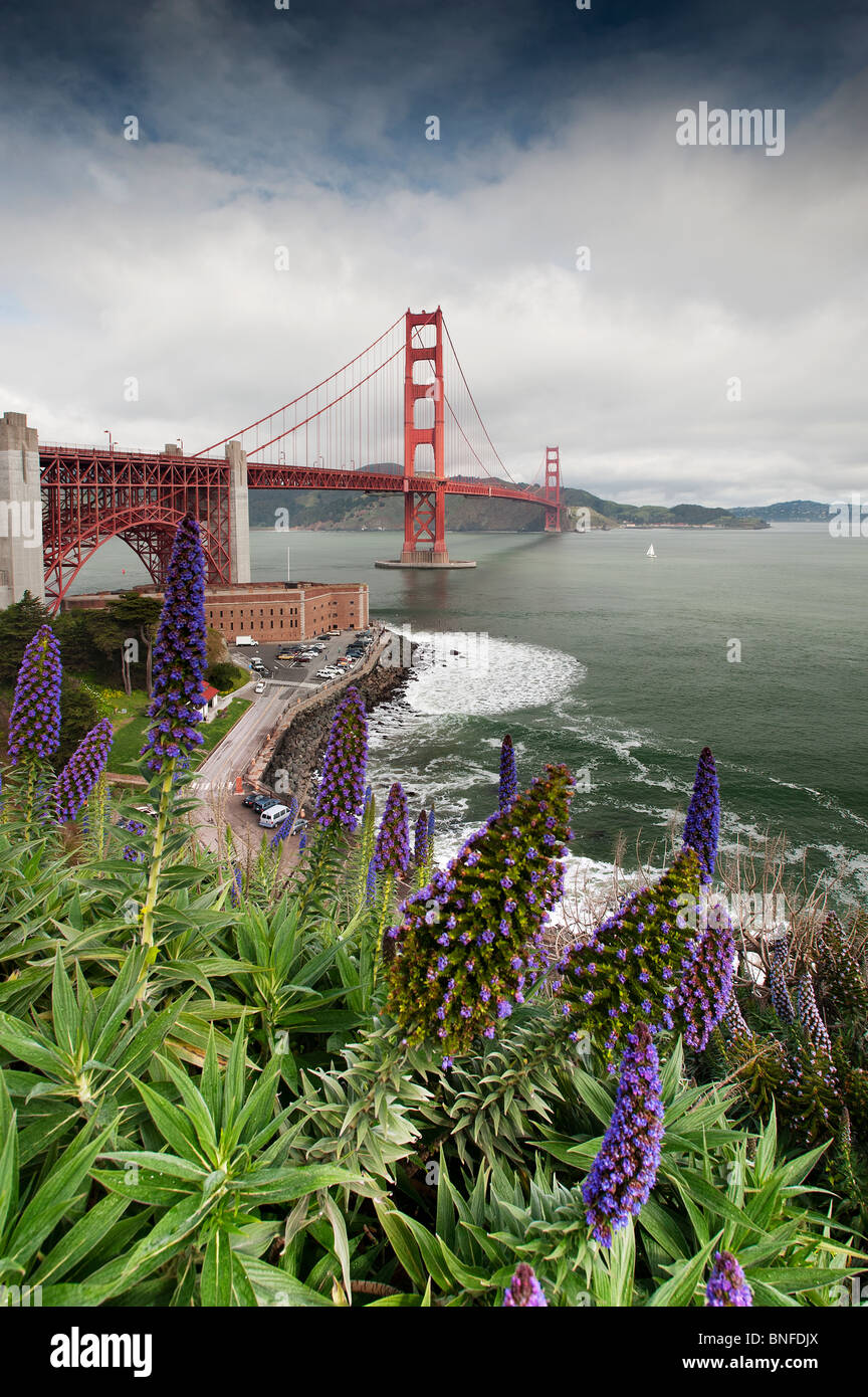 Le Golden Gate Bridge San Francisco California USA Banque D'Images