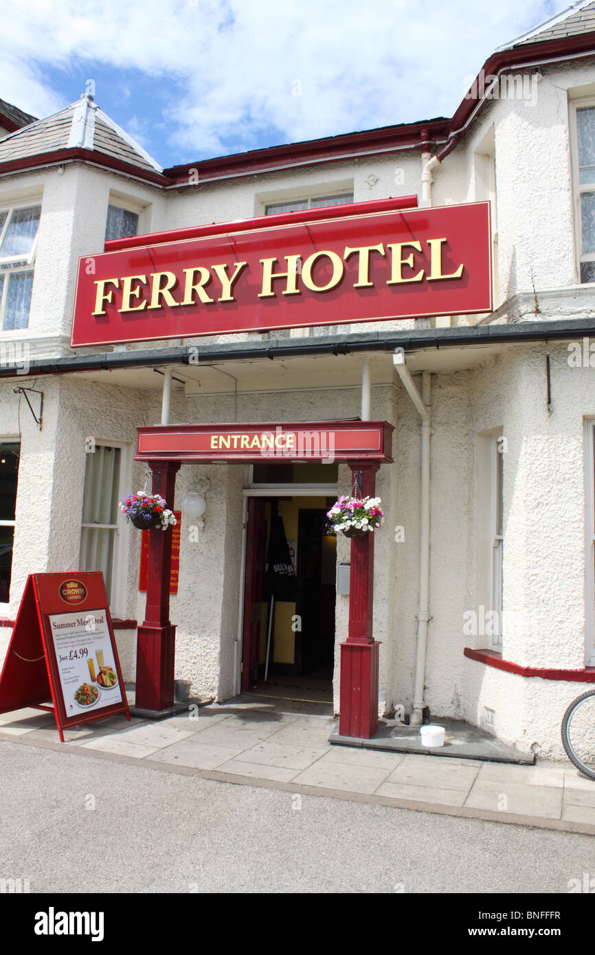 L'hôtel à Vickerstown Ferry, l'Île Walney, Cumbria Banque D'Images