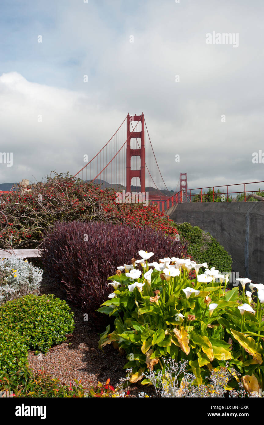 Le Golden Gate Bridge San Francisco California USA Banque D'Images