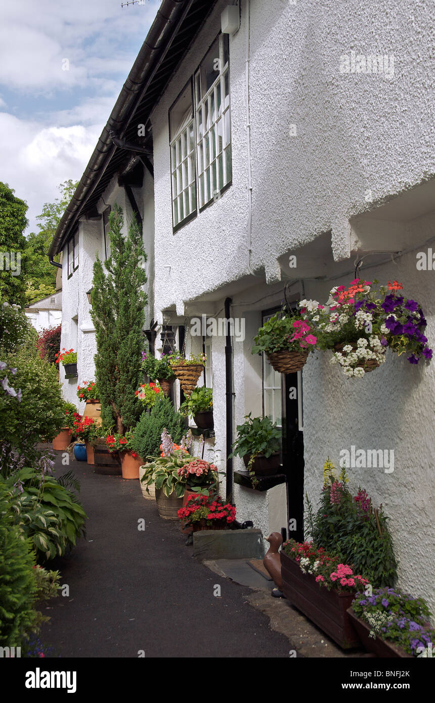 Étroit, Hawkshead Lake District Cumbria England Banque D'Images