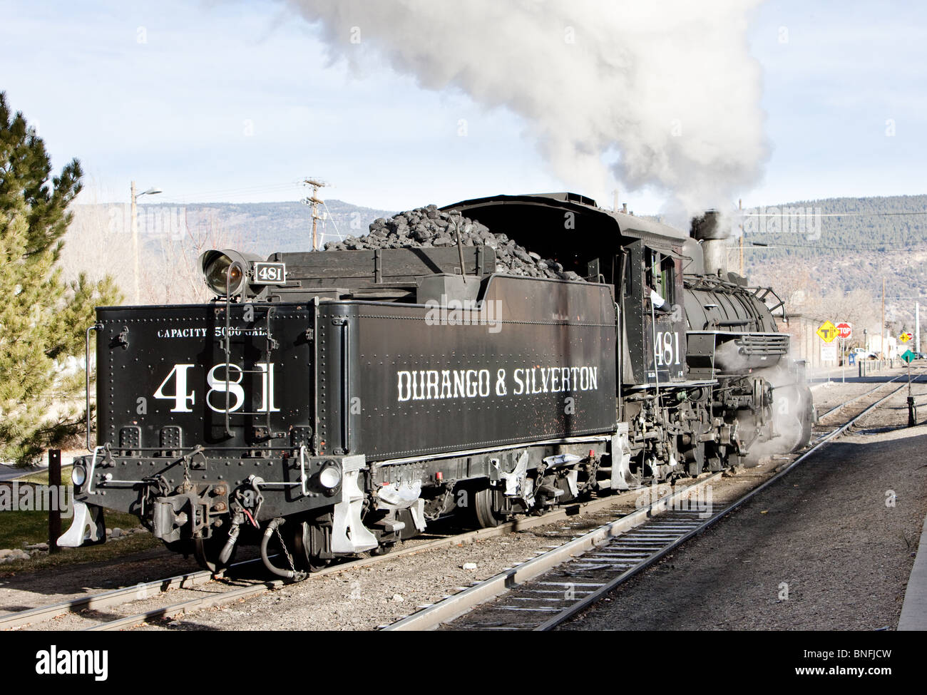 Durango Silverton Narrow Gauge Railroad, Colorado, USA Banque D'Images