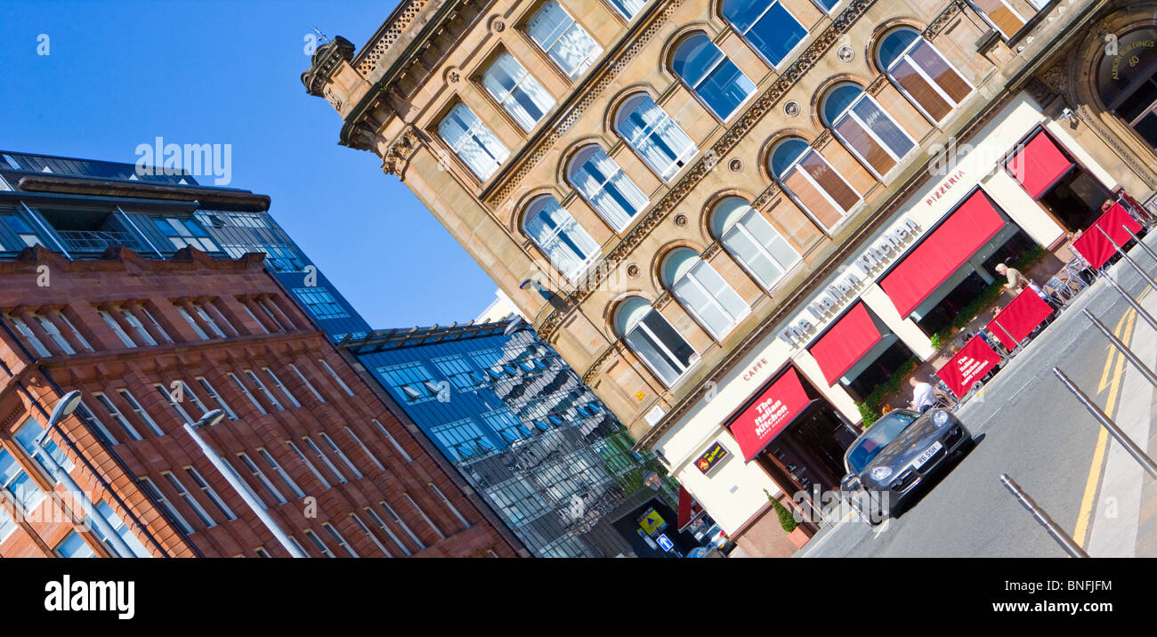 Le CENTRE-VILLE DE GLASGOW DANS LE DOMAINE MARCHAND Banque D'Images