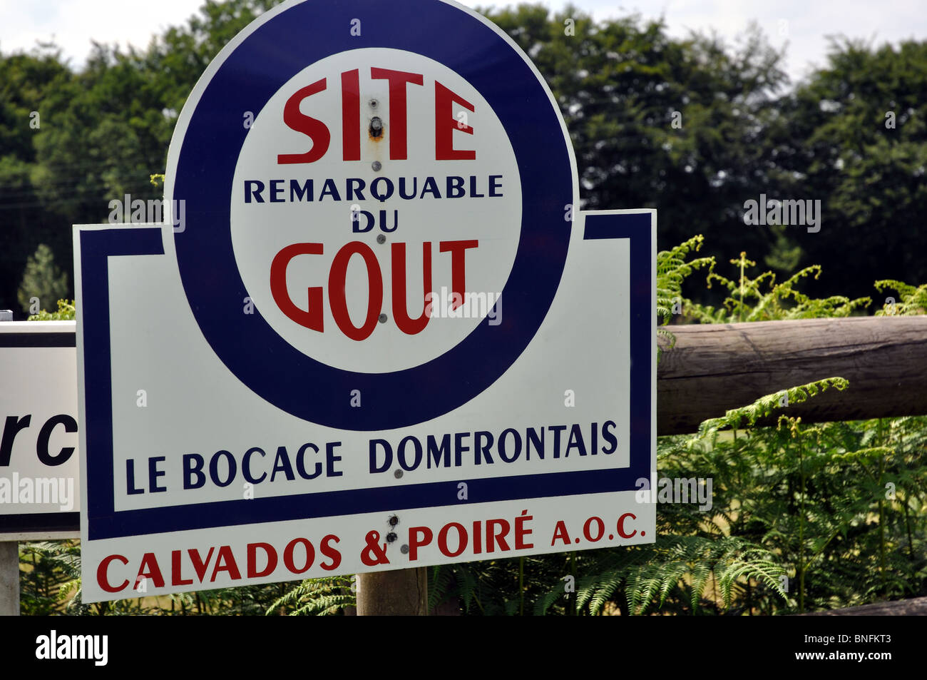 Bocage Domfrontais AOC Signe, Normandie, France. Banque D'Images
