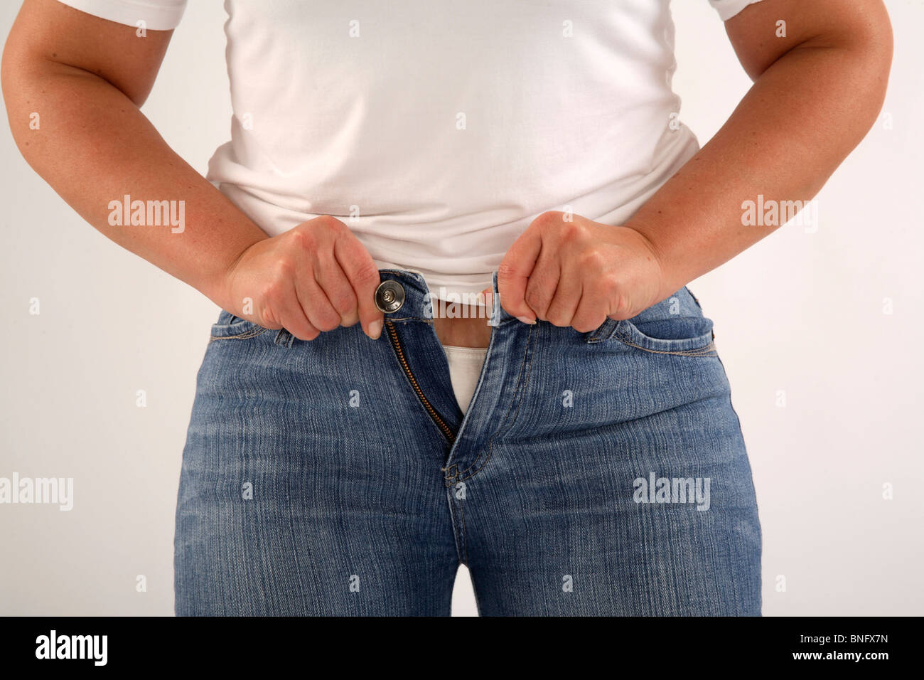 Pantalon trop serré Photo Stock - Alamy