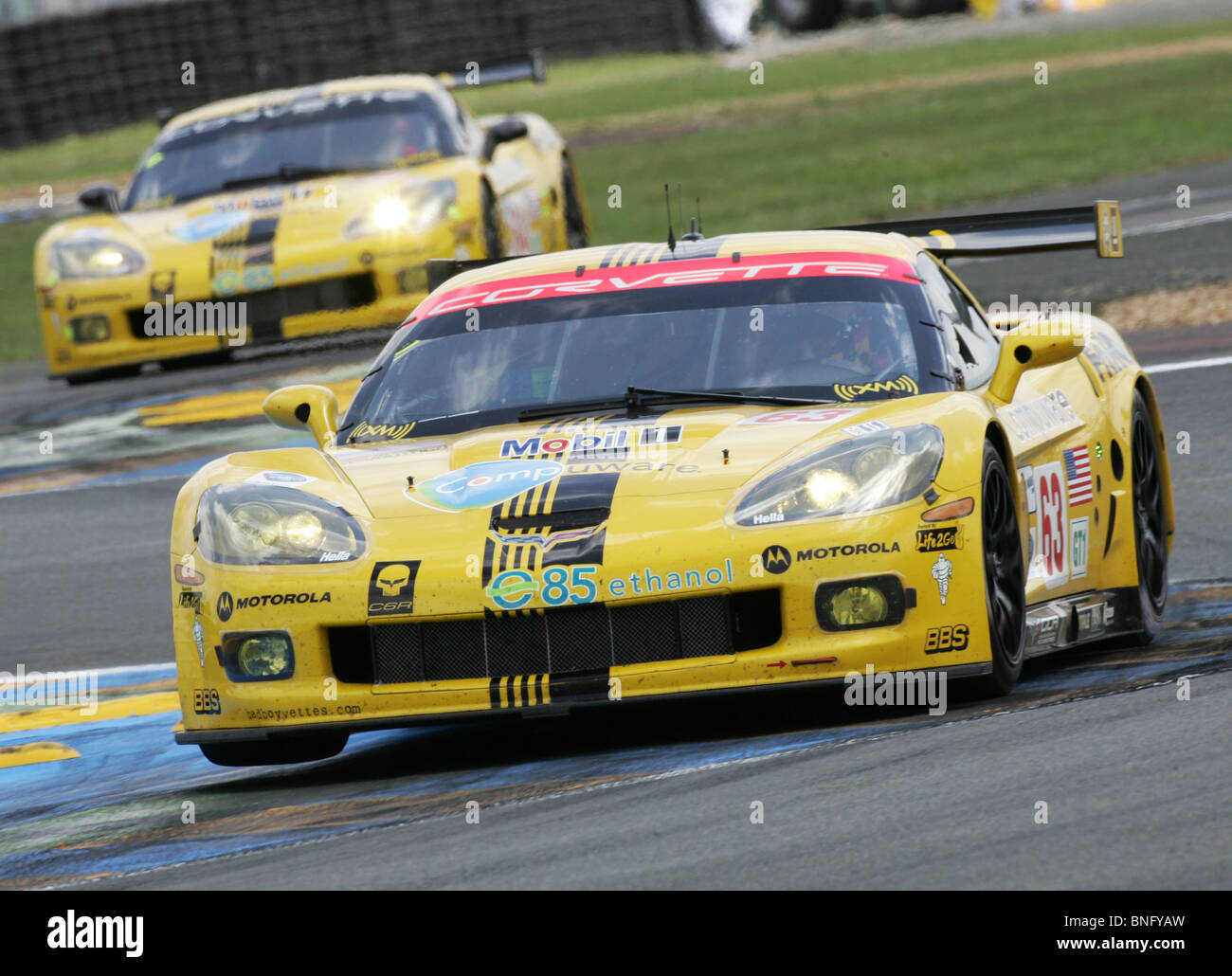 Corvette Racing, 24 Heures du Mans. Banque D'Images