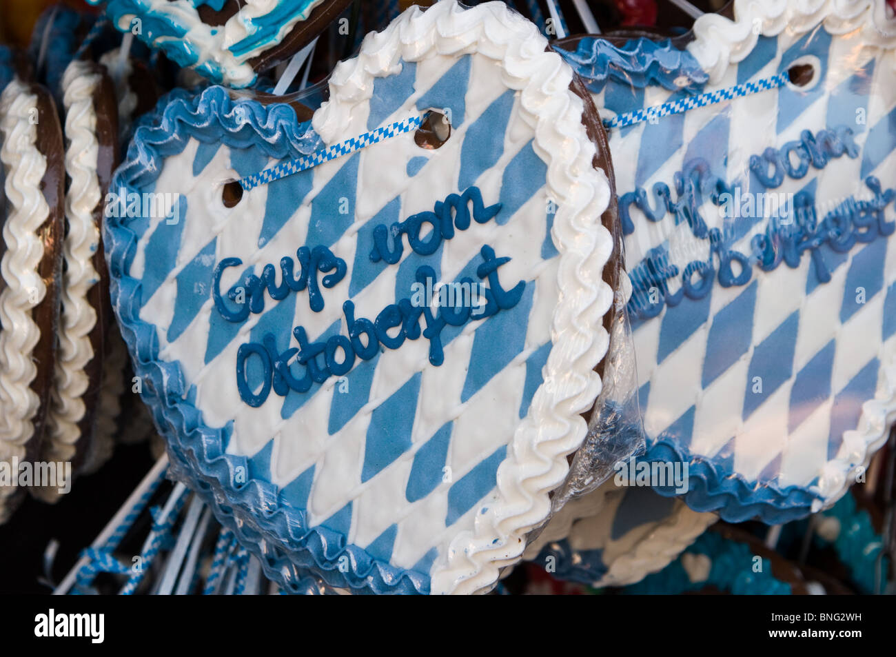 Coeurs d'épices sur le Oktoberfest de Munich Banque D'Images