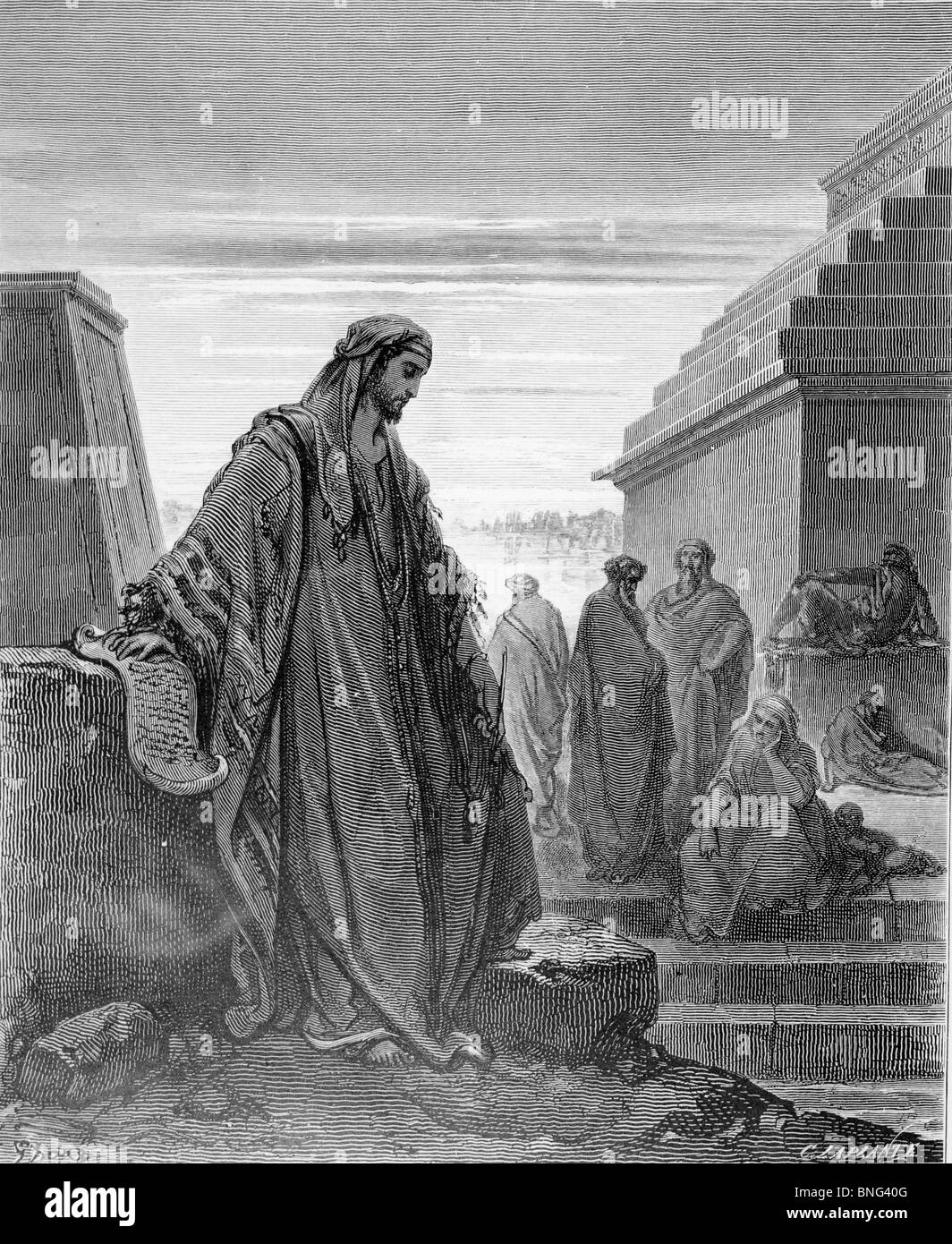 Daniel par Gustave Dore, 1832-1883 Banque D'Images