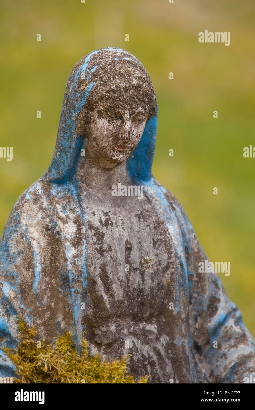 Close-up of a statue de Vierge Marie, Neah Bay, Washington State, USA Banque D'Images