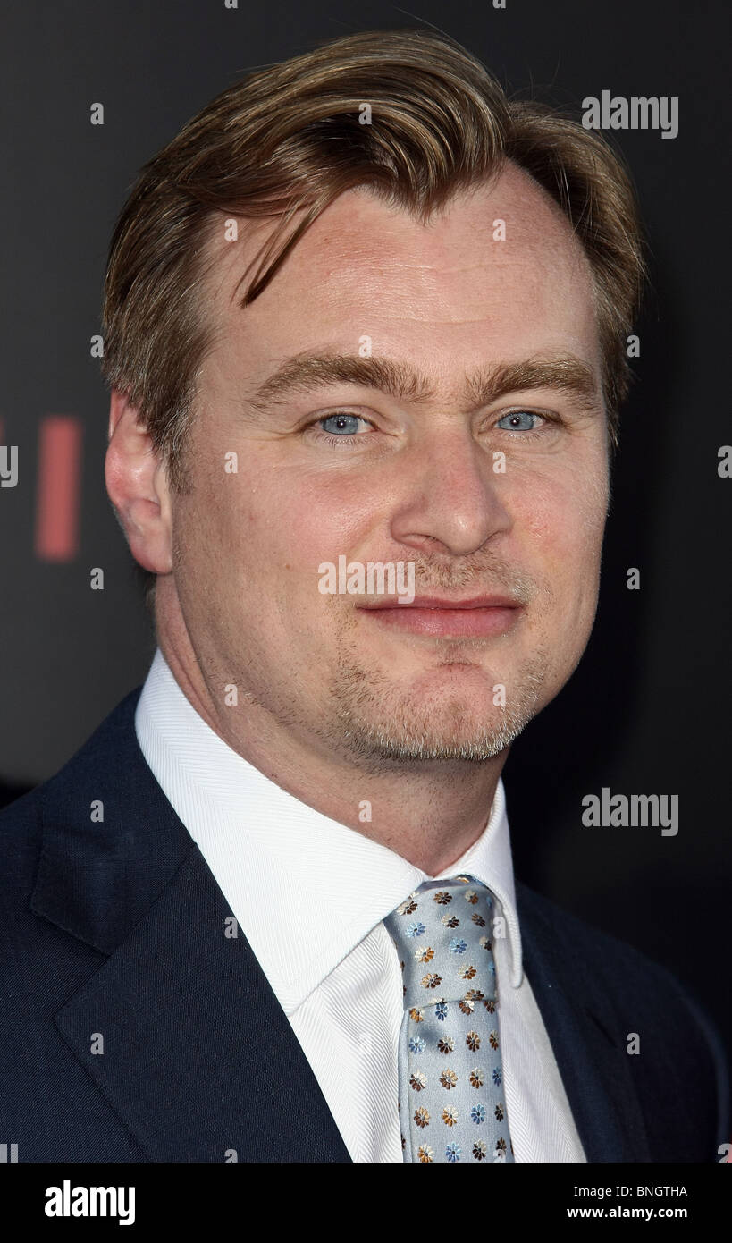 CHRISTOPHER NOLAN CRÉATION LOS ANGELES PREMIERE LOS ANGELES CALIFORNIA USA 13 Juillet 2010 Banque D'Images