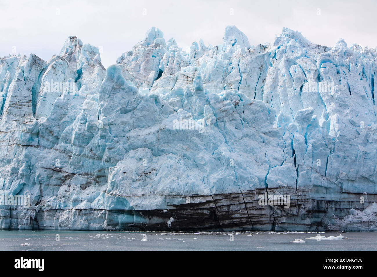 Les icebergs, Reid, Glacier Glacier Bay National Park, Alaska, USA Banque D'Images